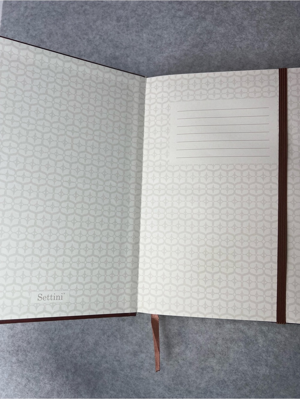 Vegan Leather Hardcover Cat 192 Page Lined Brown Journal - Picture 4 of 10